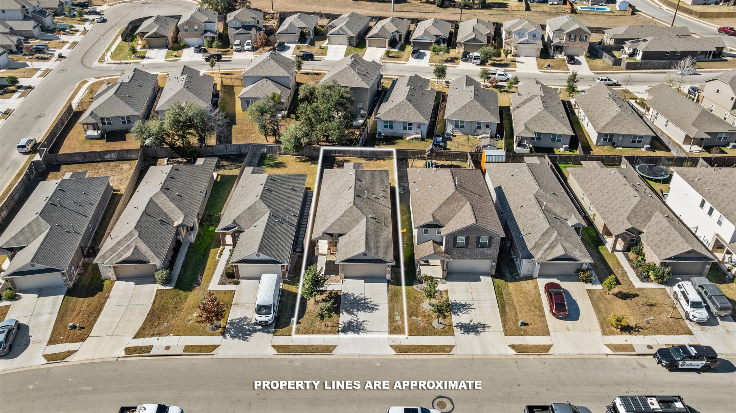 132 Dunlin Lane Leander, TX 78641 - Photo 27 of 34 Aerial view of property and surrounding area featuring nearby suburban area