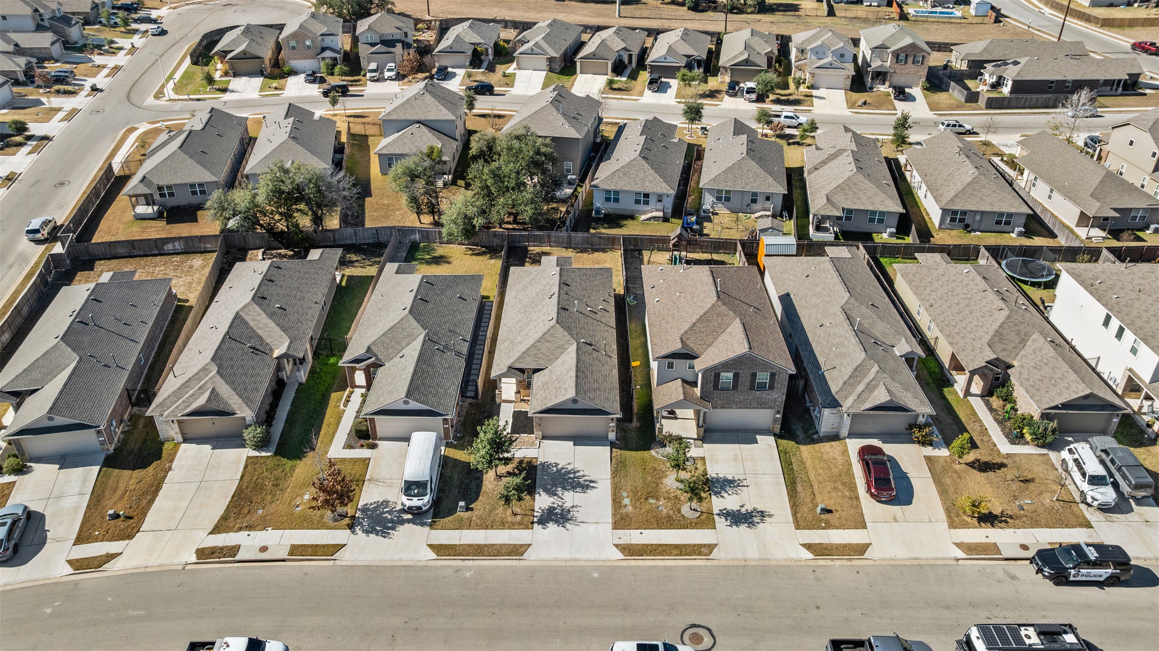 132 Dunlin Lane Leander, TX 78641 - Photo 28 of 34 Aerial view of property's location with nearby suburban area