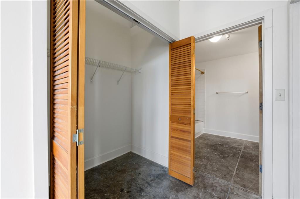 505 Whitehall Street Southwest, Unit 204 Atlanta, GA 30303 - Photo 16 of 33 a view of closet area