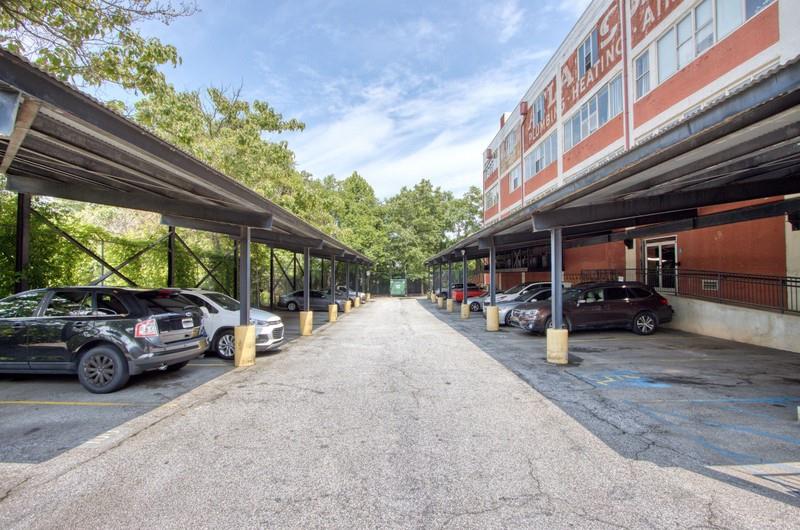 505 Whitehall Street Southwest, Unit 204 Atlanta, GA 30303 - Photo 27 of 33 a view of parking area and car parked