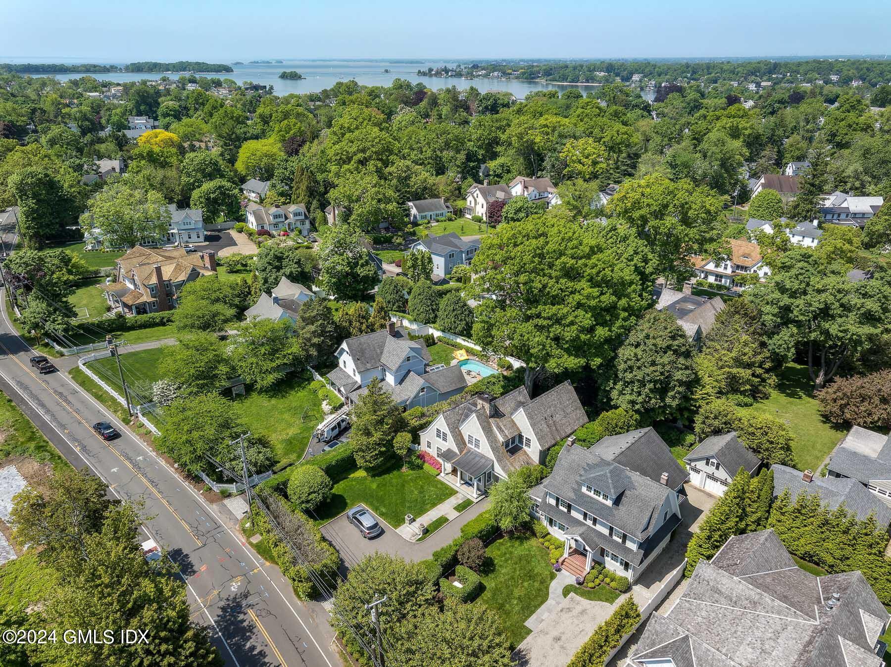 89 Shore Road Old Greenwich, CT 06870 - Photo 31 of 36 an aerial view of multiple house