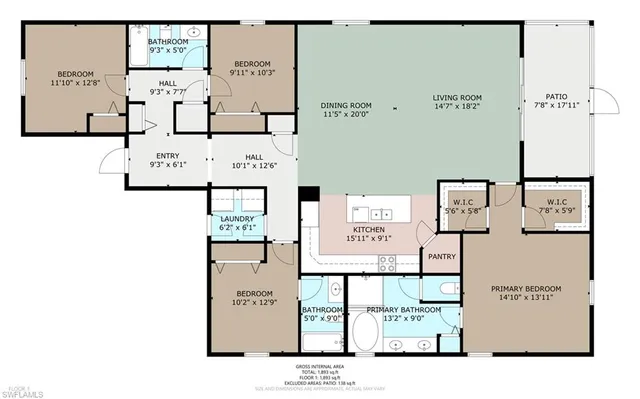 $450,000 | 12952 Broomfield Lane, Fort Myers, FL 33913