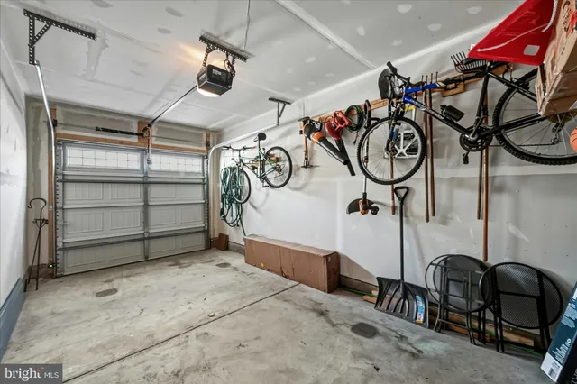 a view of a bike garage