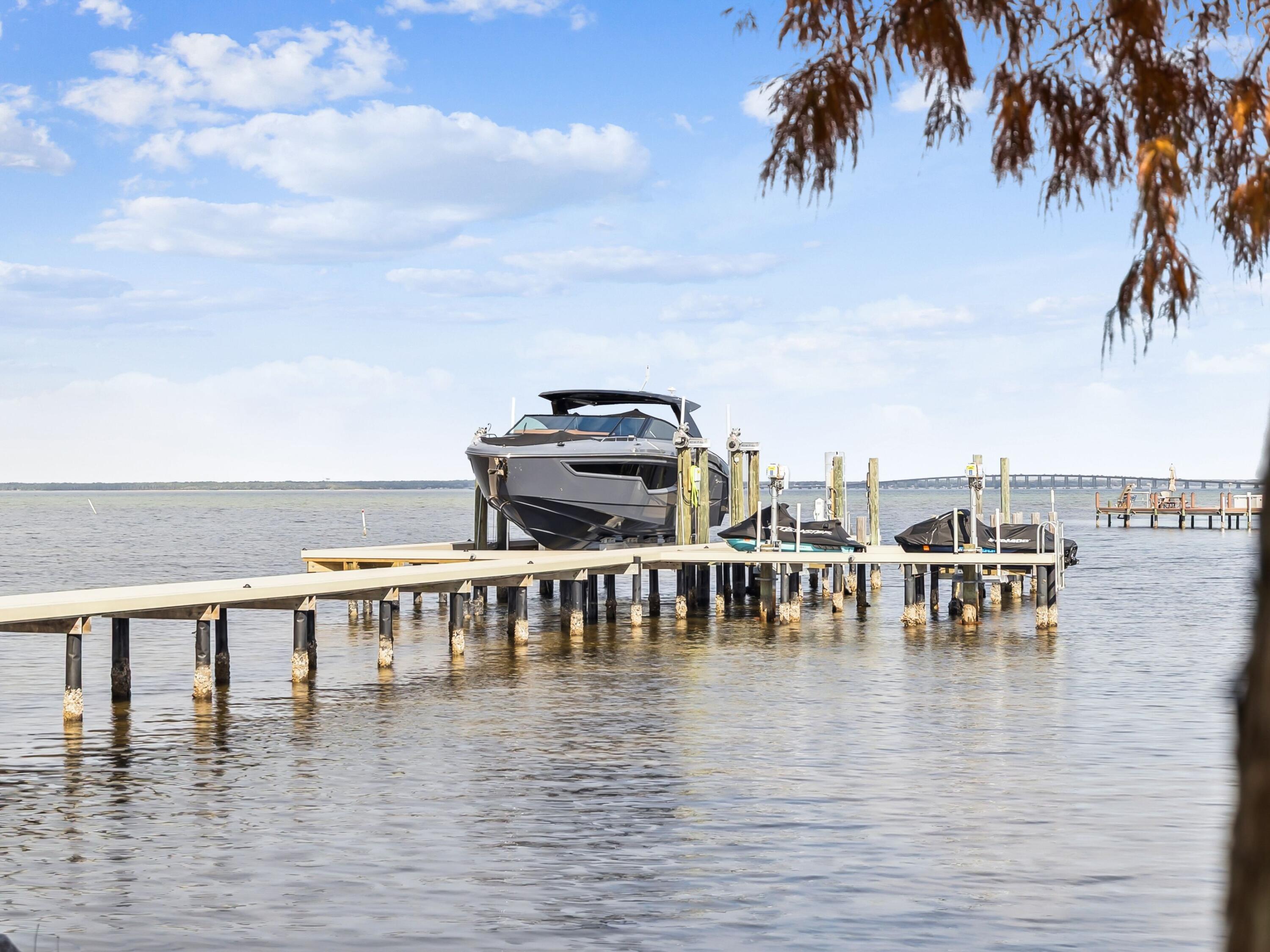 400 Coleman Point Destin, FL 32541 - Photo 34 of 47 Dock with Boat Lift