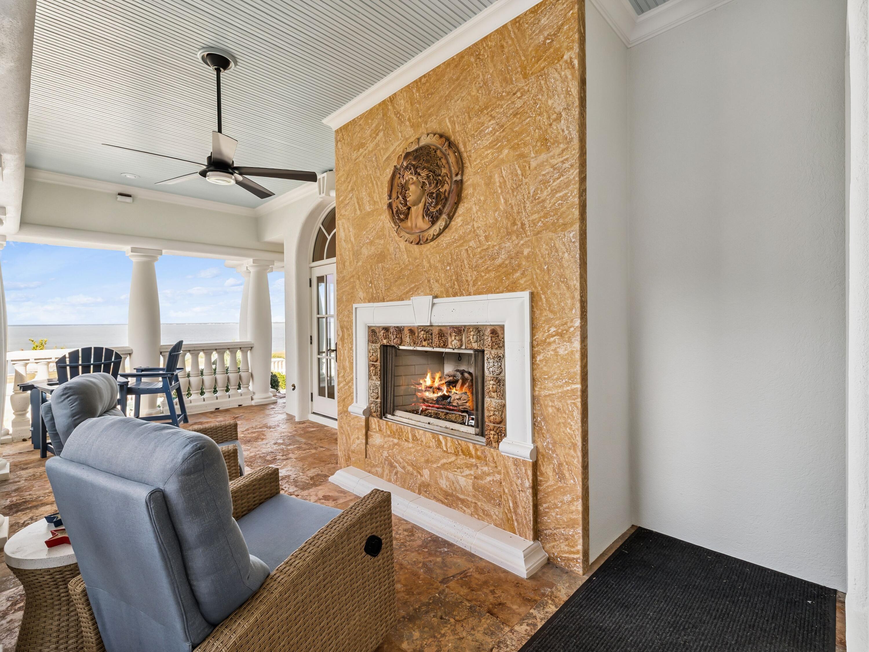 400 Coleman Point Destin, FL 32541 - Photo 41 of 47 Outdoor Fireplace