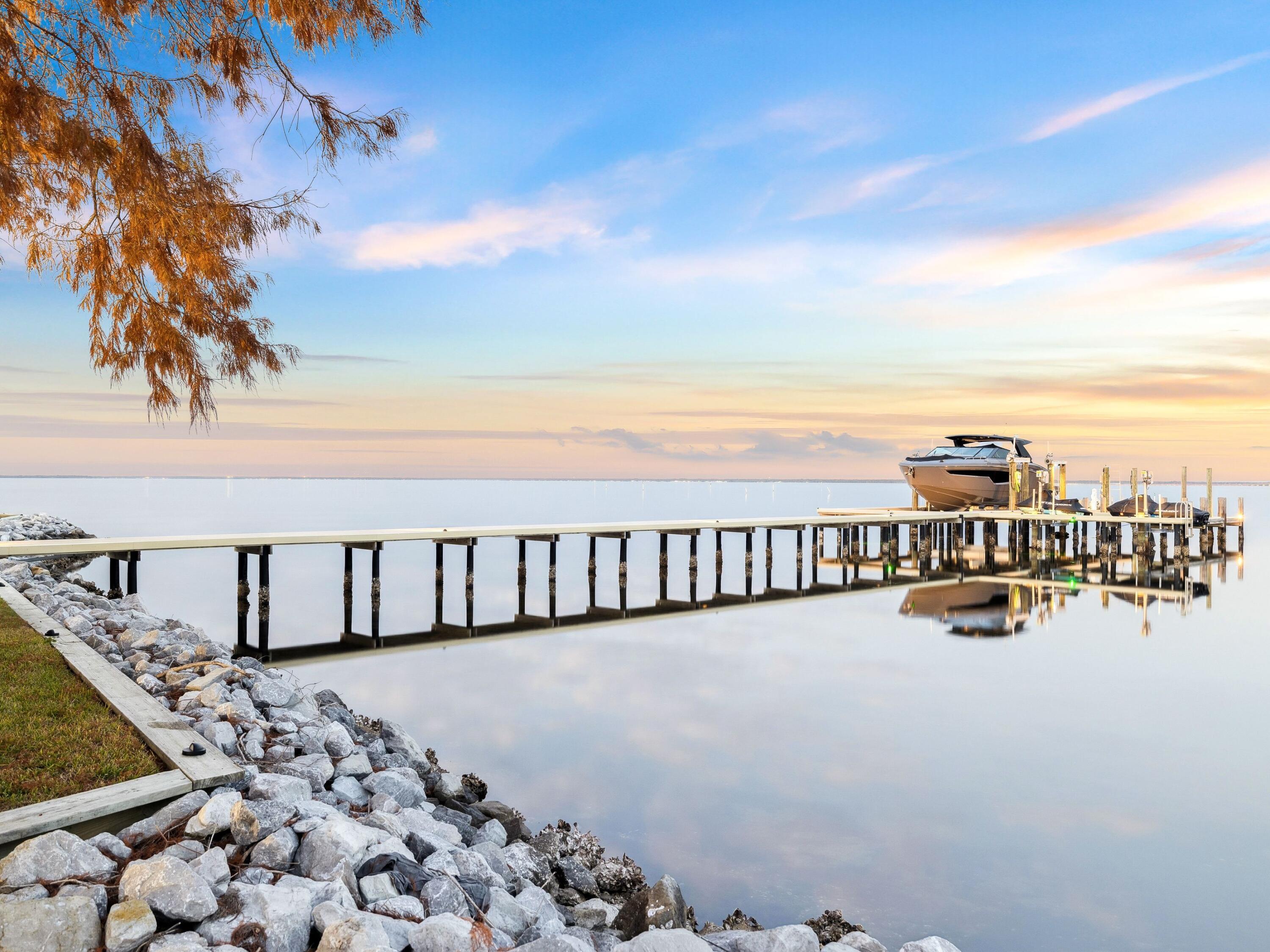 400 Coleman Point Destin, FL 32541 - Photo 7 of 47 Dock with Boat Lift