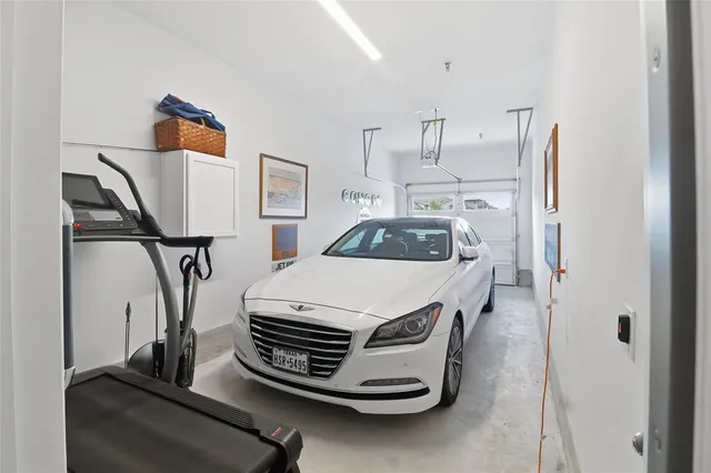 a view of balcony with a potted plant