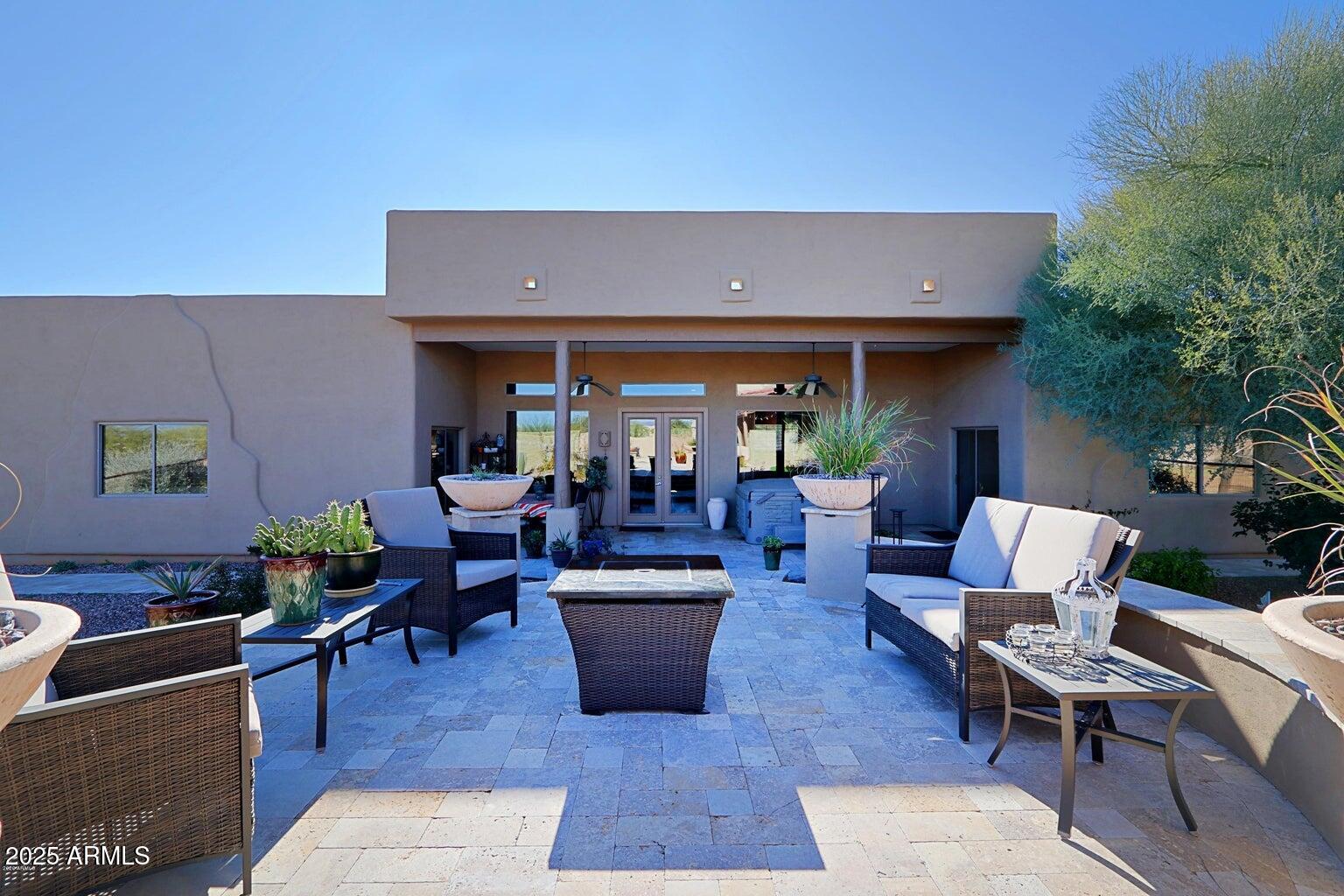 15320 East Skinner Drive Scottsdale, AZ 85262 - Photo 6 of 21 a living room with furniture and wooden floor