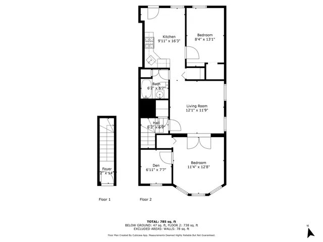 $2,000 | 143 West 3rd Street, Unit 2, Bayonne, NJ 07002