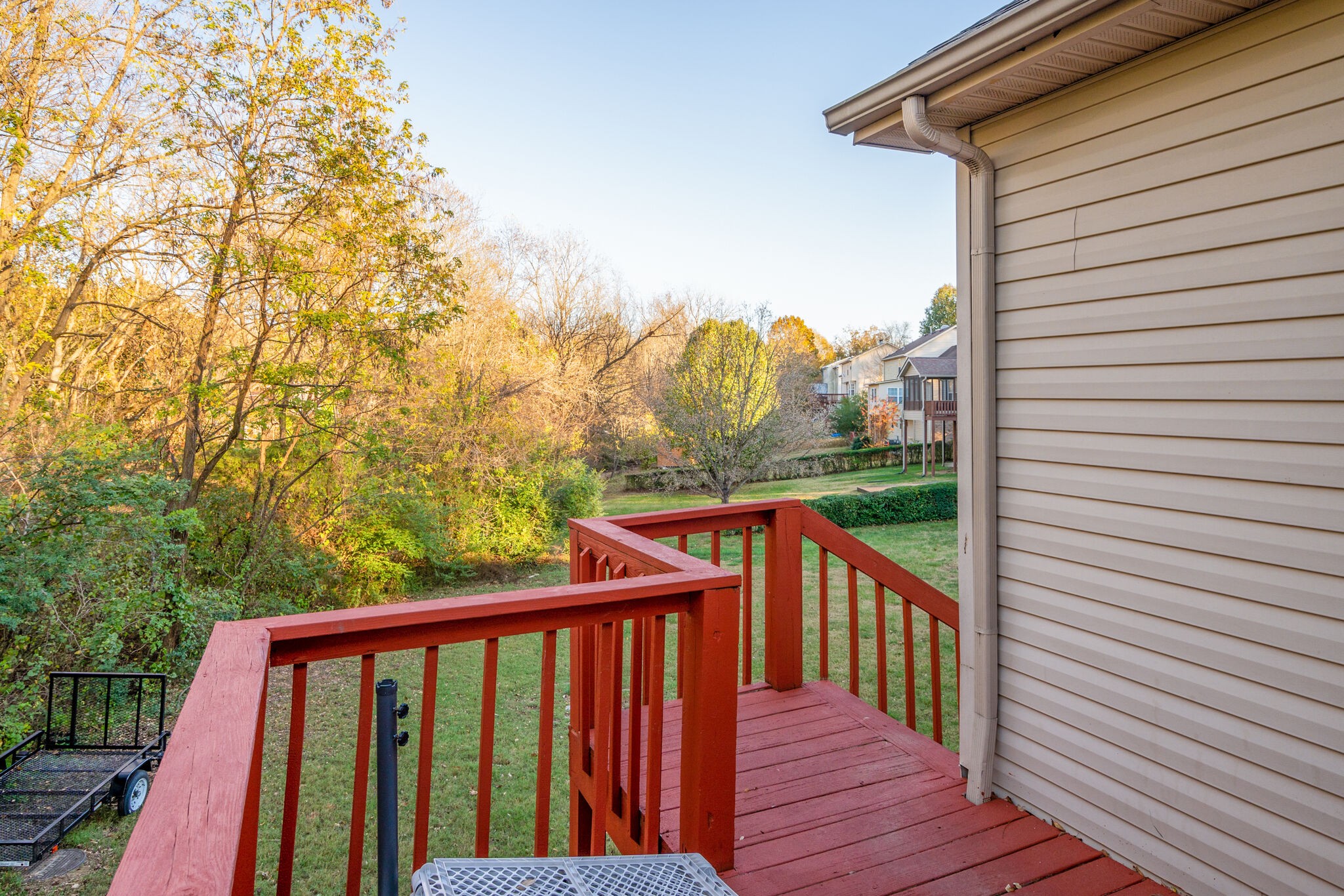 2302 Rader Ridge Road Antioch, TN 37013 - Photo 17 of 19 a view of a balcony with wooden floor and fence