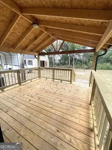 a view of a roof deck