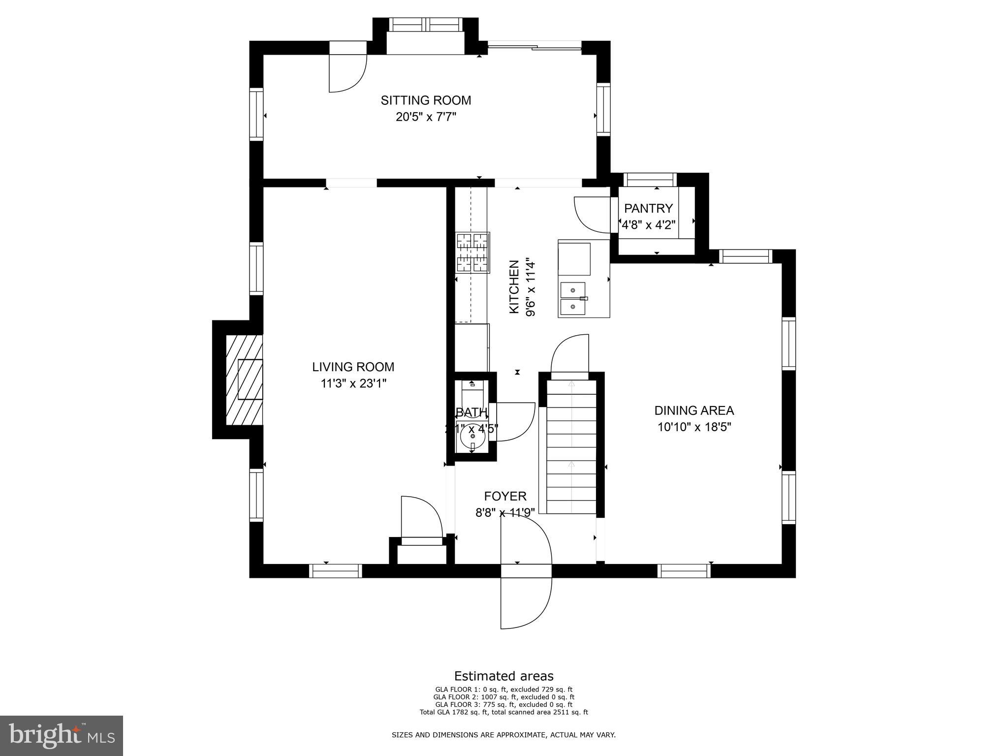 604 Overbrook Road Baltimore, MD 21212 - Photo 37 of 39 Floorplan main level