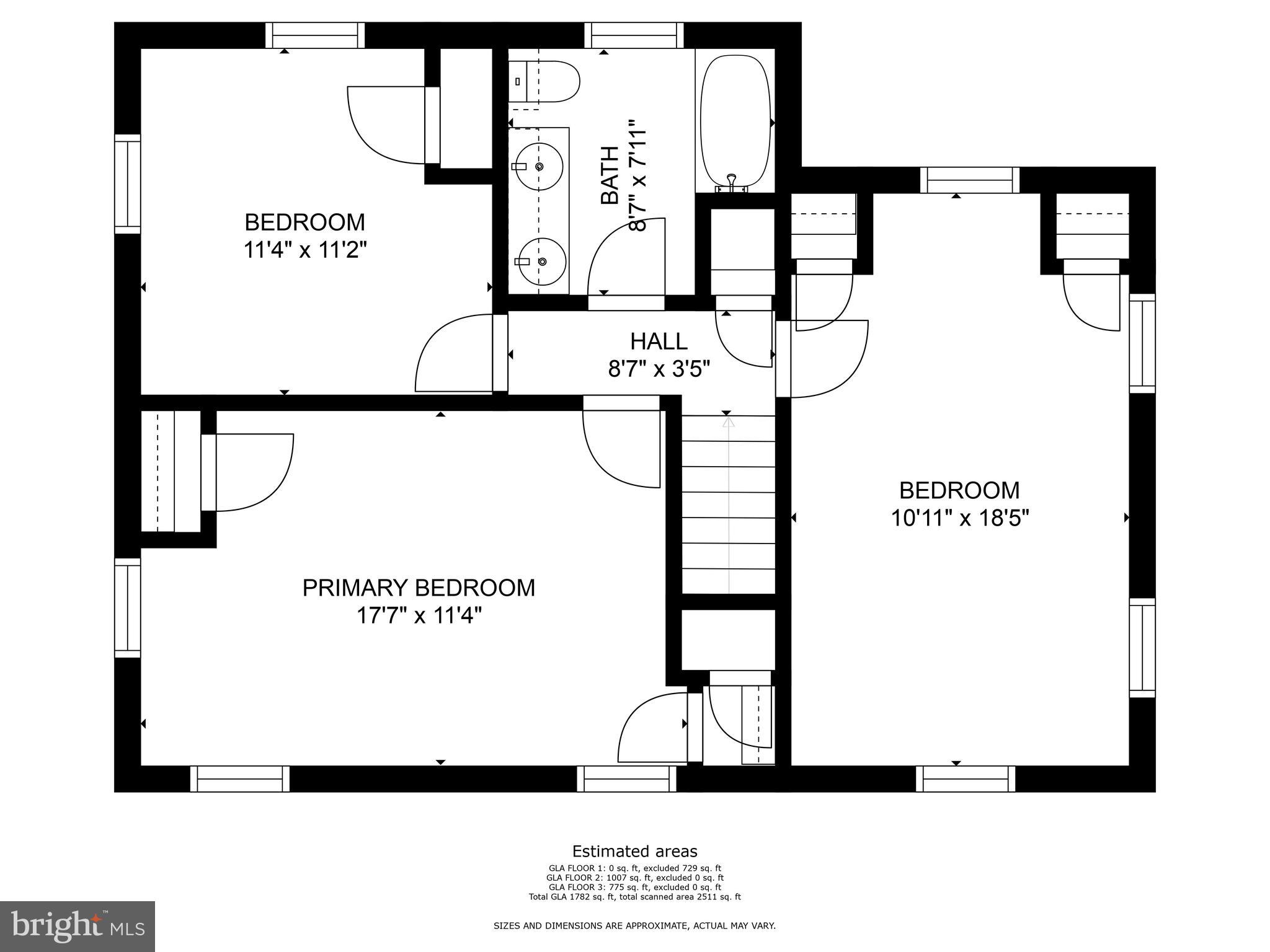 604 Overbrook Road Baltimore, MD 21212 - Photo 38 of 39 Floorplan Upper Level