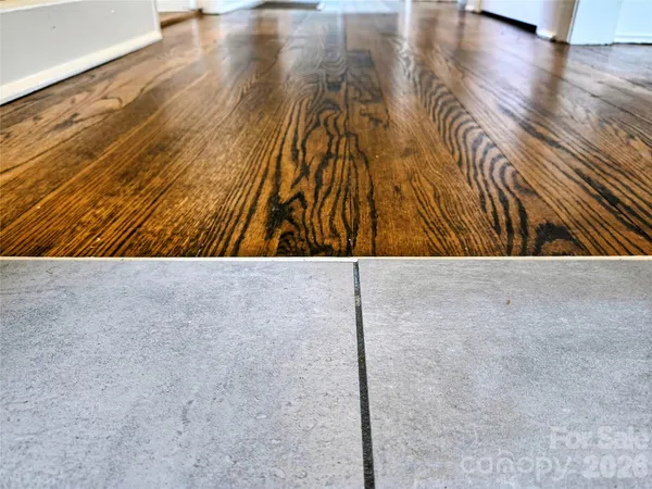 a view of wooden floor