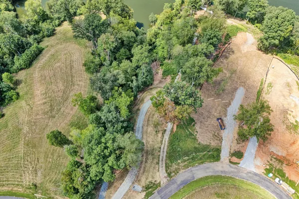 a view of an outdoor space with a lake view