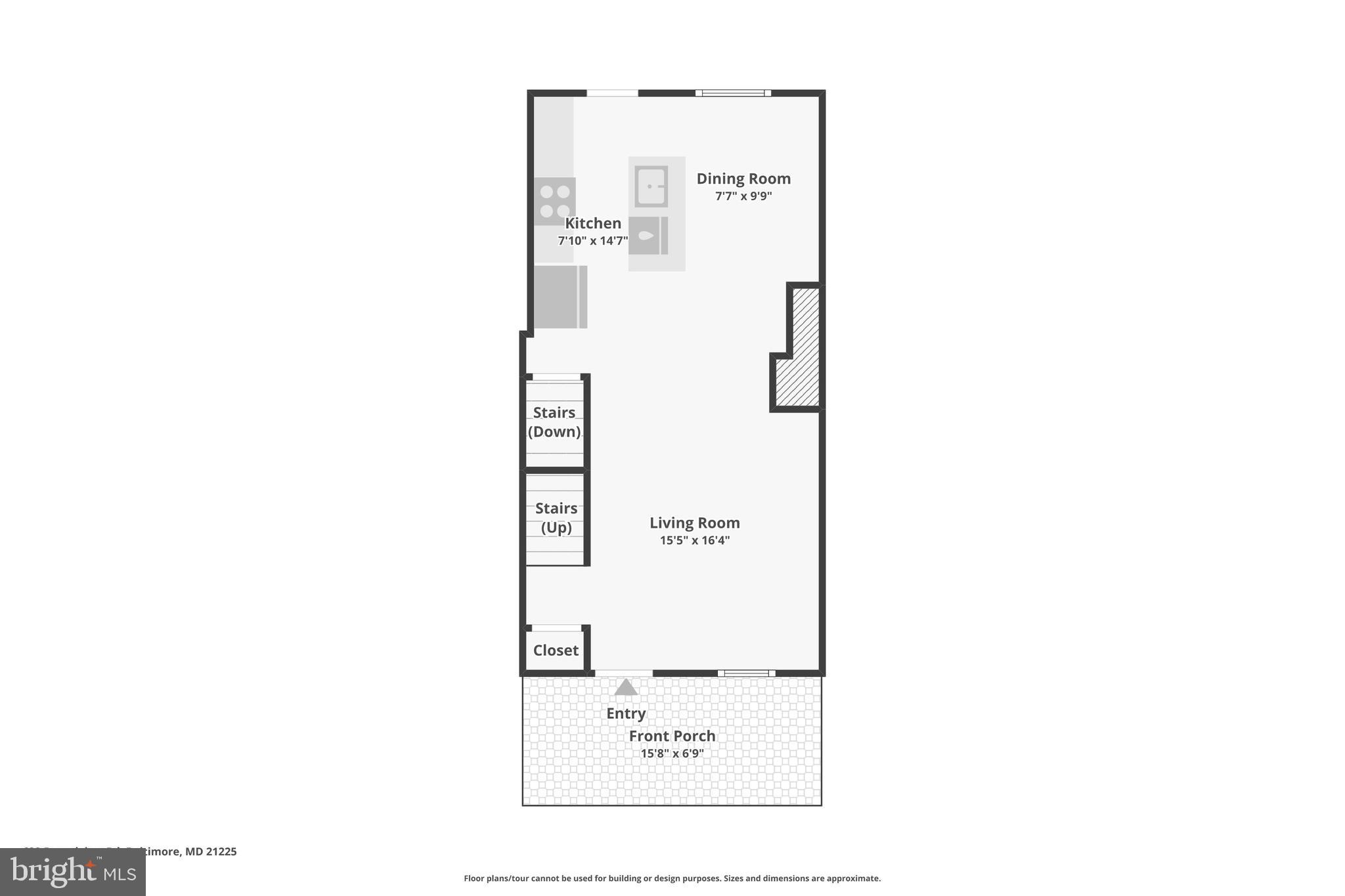 628 Roundview Road Baltimore, MD 21225 - Photo 45 of 47 a picture of a floor plan