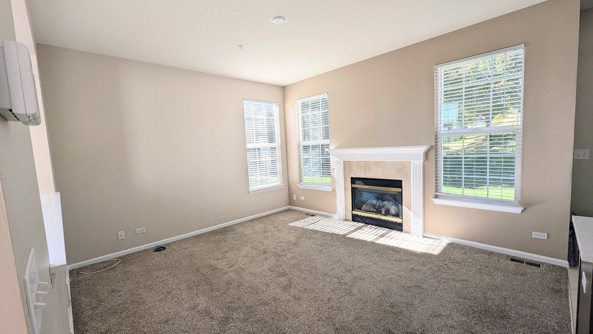 2075 Village View Drive Yorkville, IL 60560 - Photo 5 of 15 a view of an empty room with a window and fireplace