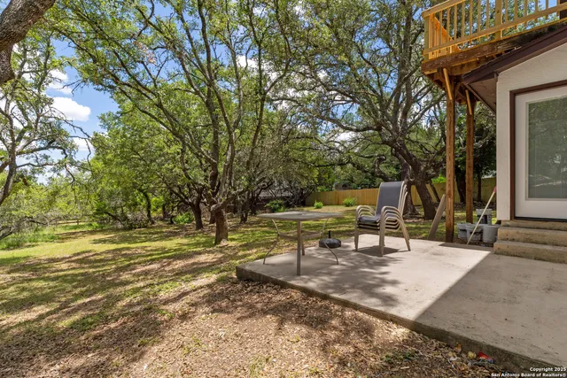 a view of road with trees