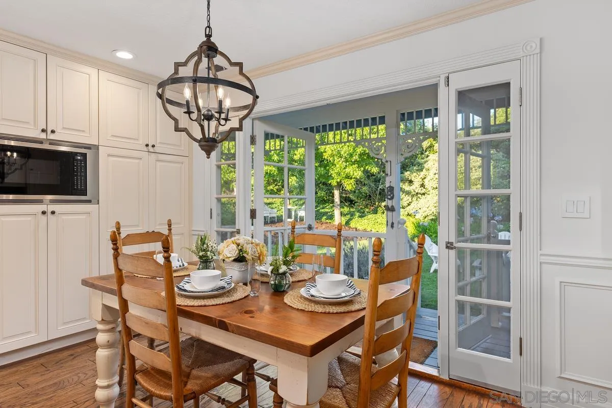 1642 Kings Way Vista, CA 92084 - Photo 11 of 41 a view of a dining room with furniture window and wooden floor