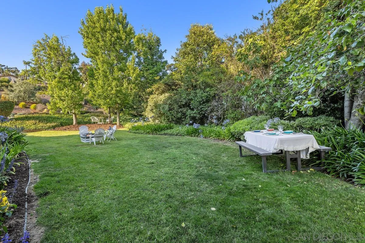 1642 Kings Way Vista, CA 92084 - Photo 35 of 41 a view of a backyard with table and chairs