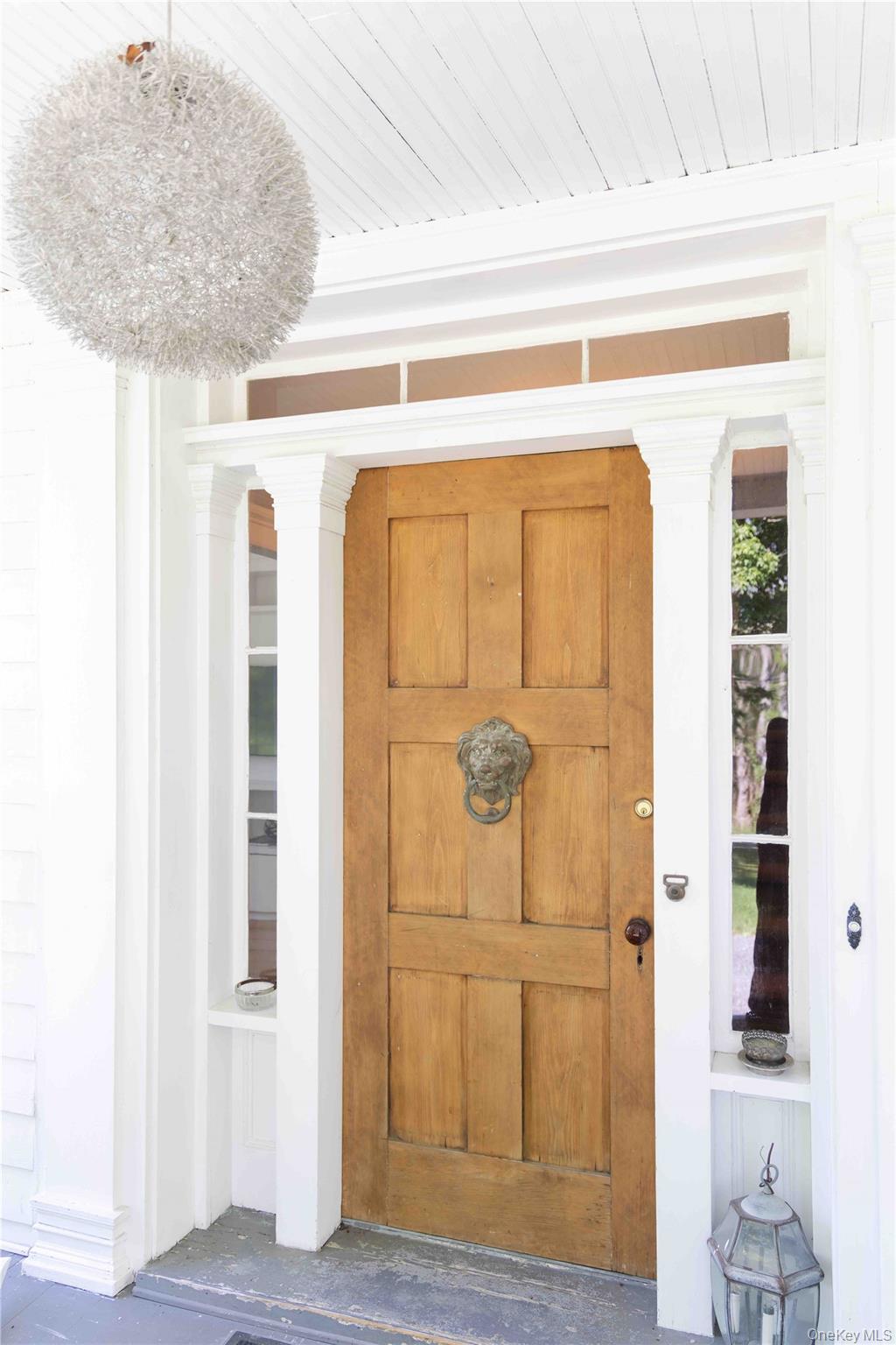 210 Middle Road Hudson, NY 12534 - Photo 11 of 42 Entry wooden door
