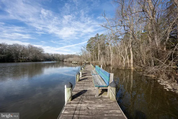 a view of balcony with wooden floor