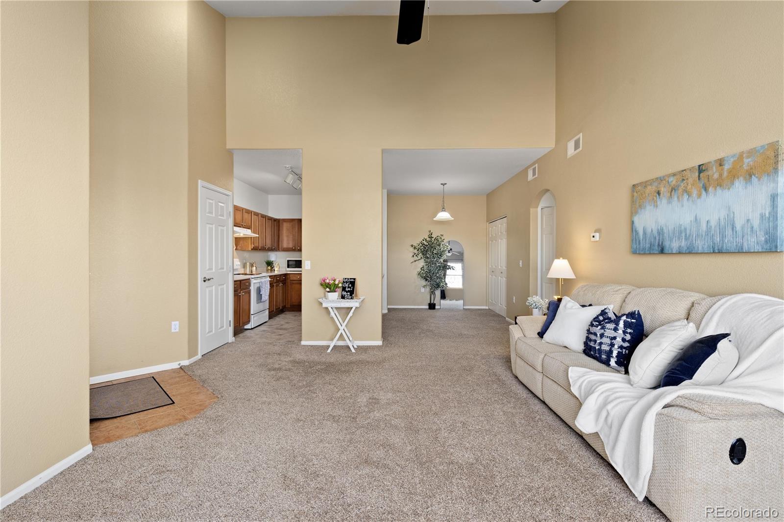10841 Twenty Mile Road, Unit 206 Parker, CO 80134 - Photo 9 of 27 a living room with furniture and a couch