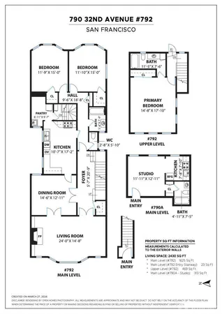$1,750,000 | 790-792 32nd Avenue, San Francisco, CA 94121