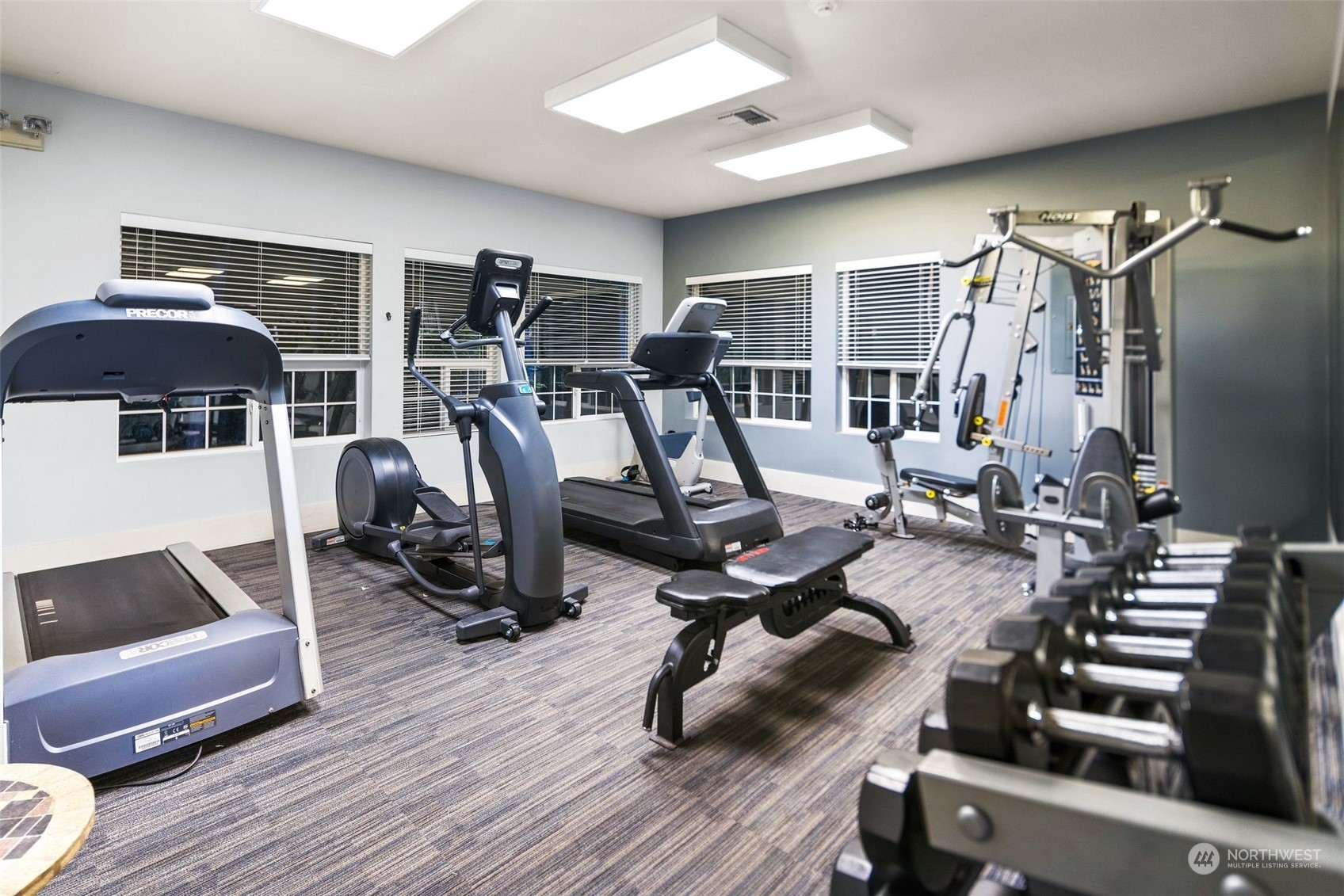 18930 Bothell Everett Highway, Unit C101 Bothell, WA 98012 - Photo 32 of 36 a view of a room with gym equipment