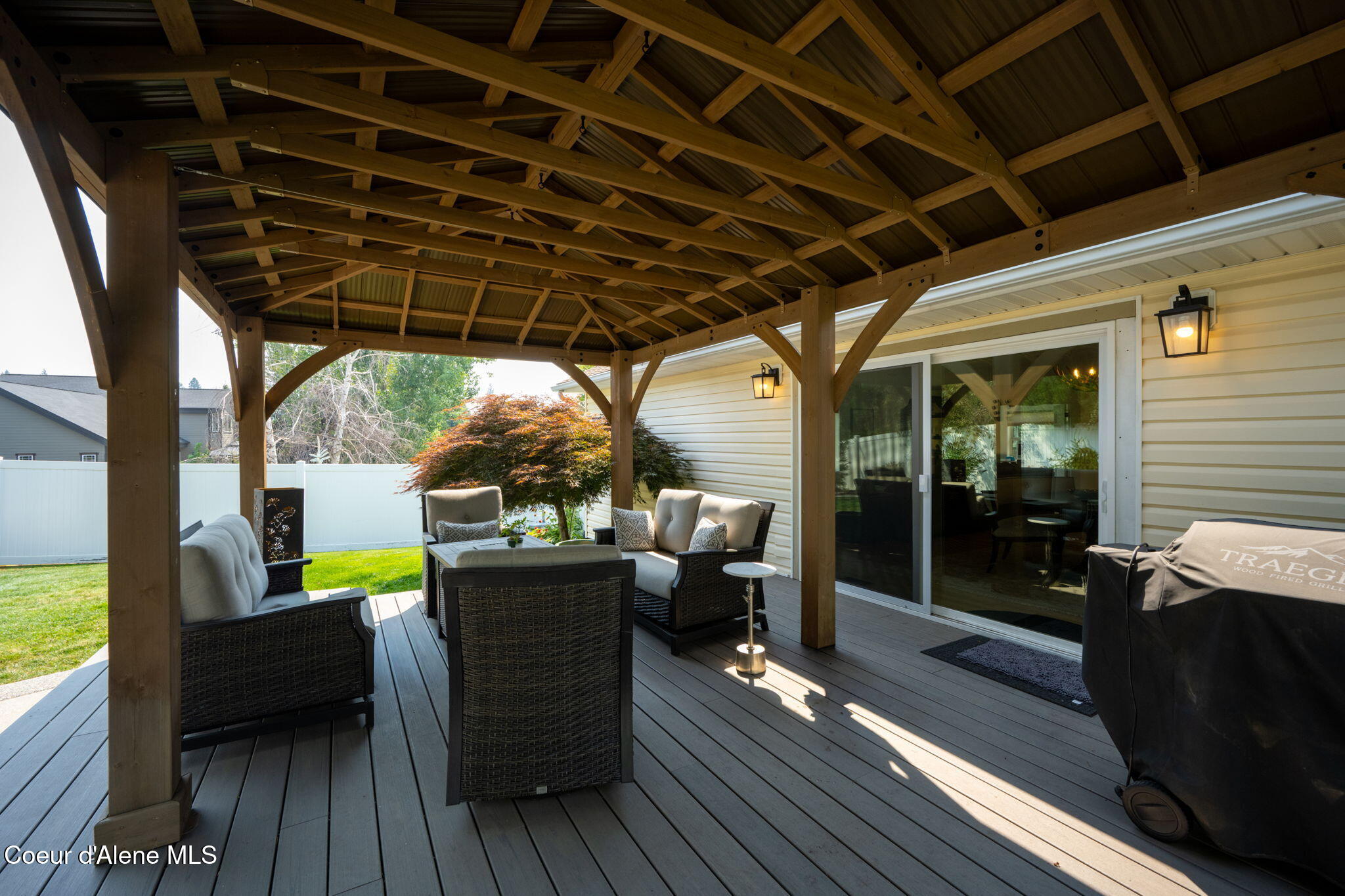 11296 North Rocking R Road Hayden, ID 83835 - Photo 29 of 29 new deck and new pergola