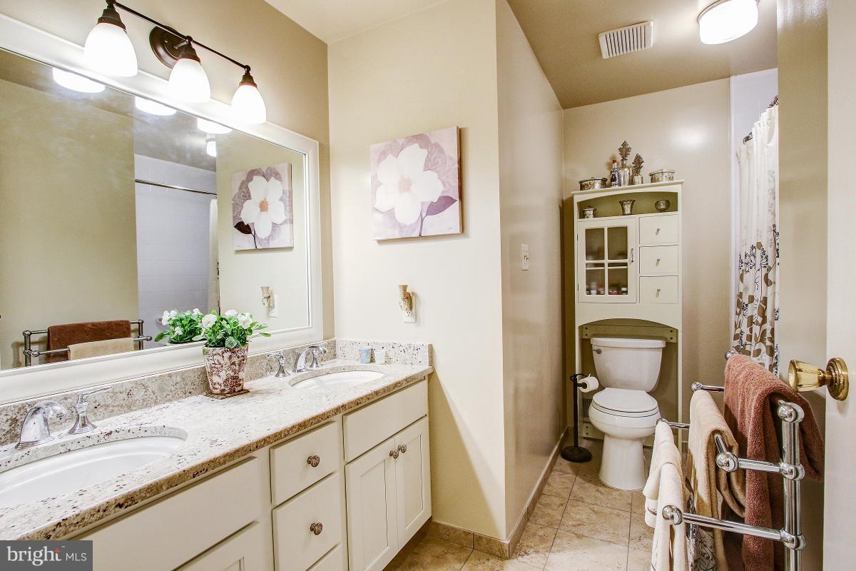 11413 Running Cedar Road Reston, VA 20191 - Photo 20 of 30 Updated Upper Level Hall Bathroom