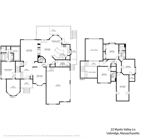 $975,000 | 22 Mystic Valley Lane, Uxbridge, MA 01569
