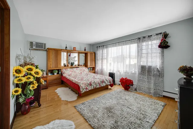 a bed room with a bed and a couch