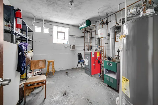 a view of storage and utility room