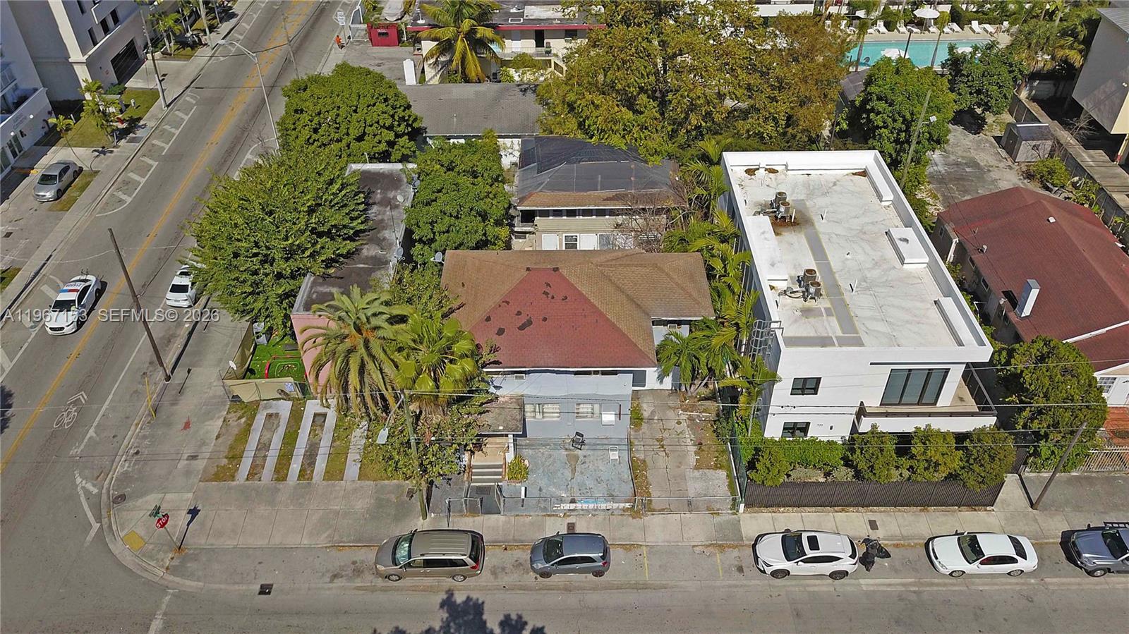 767 Southwest 2nd Street Miami, FL 33130 - Photo 19 of 22 an aerial view of a houses with yard