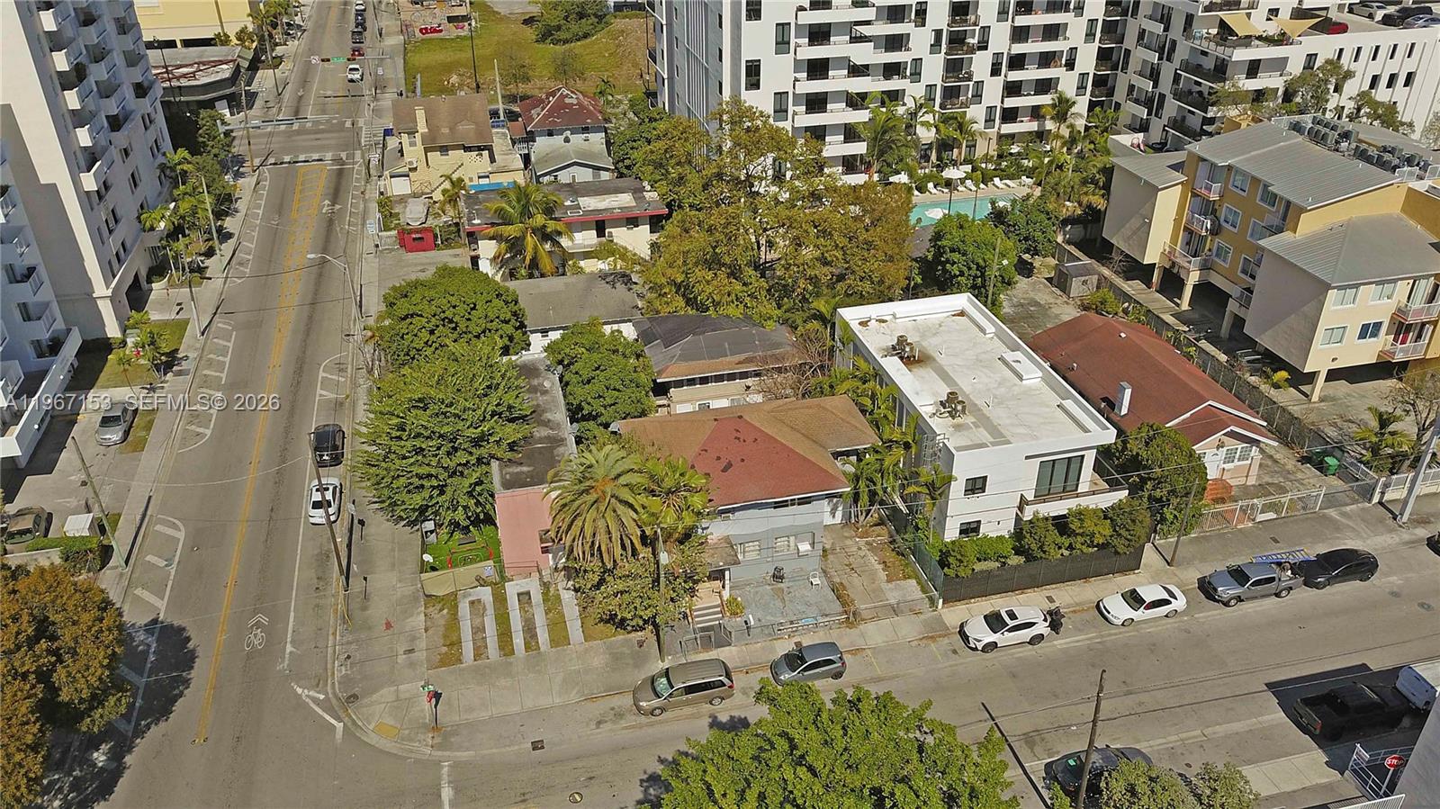 767 Southwest 2nd Street Miami, FL 33130 - Photo 21 of 22 an aerial view of a residential building with an outdoor space