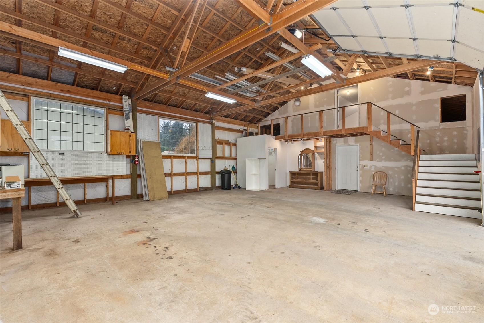 2131 Stuart Street Raymond, WA 98577 - Photo 14 of 25 a view of a garage