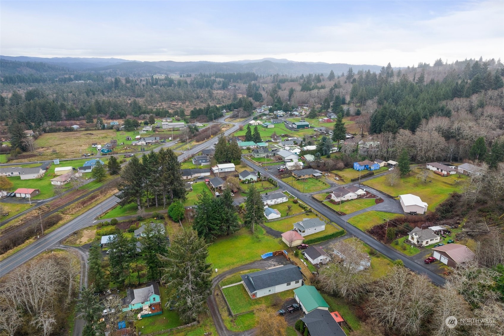 2131 Stuart Street Raymond, WA 98577 - Photo 25 of 25 an aerial view of a city