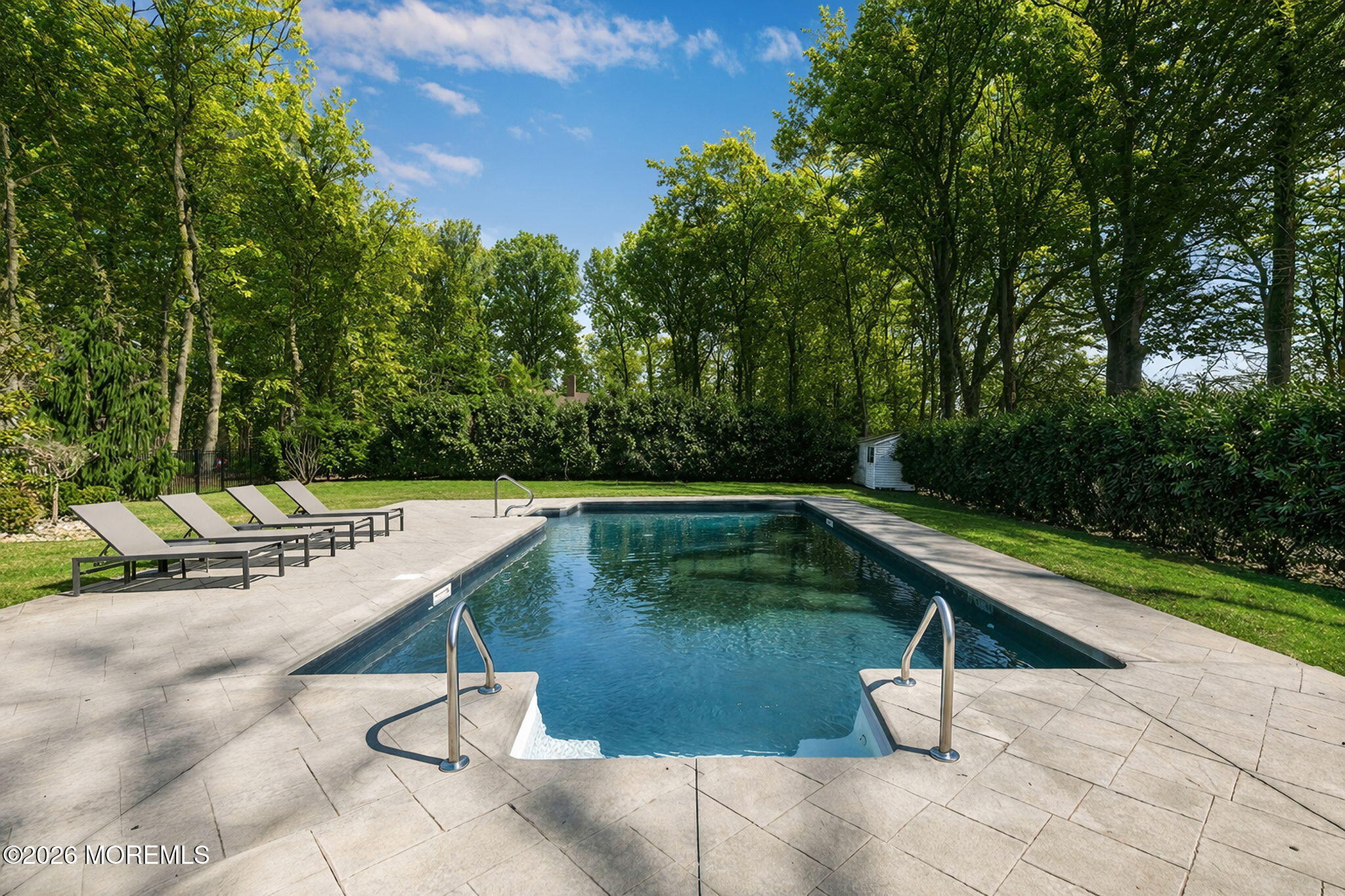12 Crest Drive Colts Neck, NJ 07722 - Photo 6 of 77 a view of swimming pool with a yard