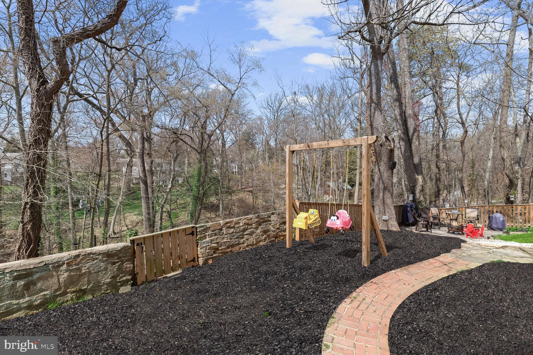 299 Alabama Road Towson, MD 21204 - Photo 54 of 56 Rear Lawn and Paver Patio