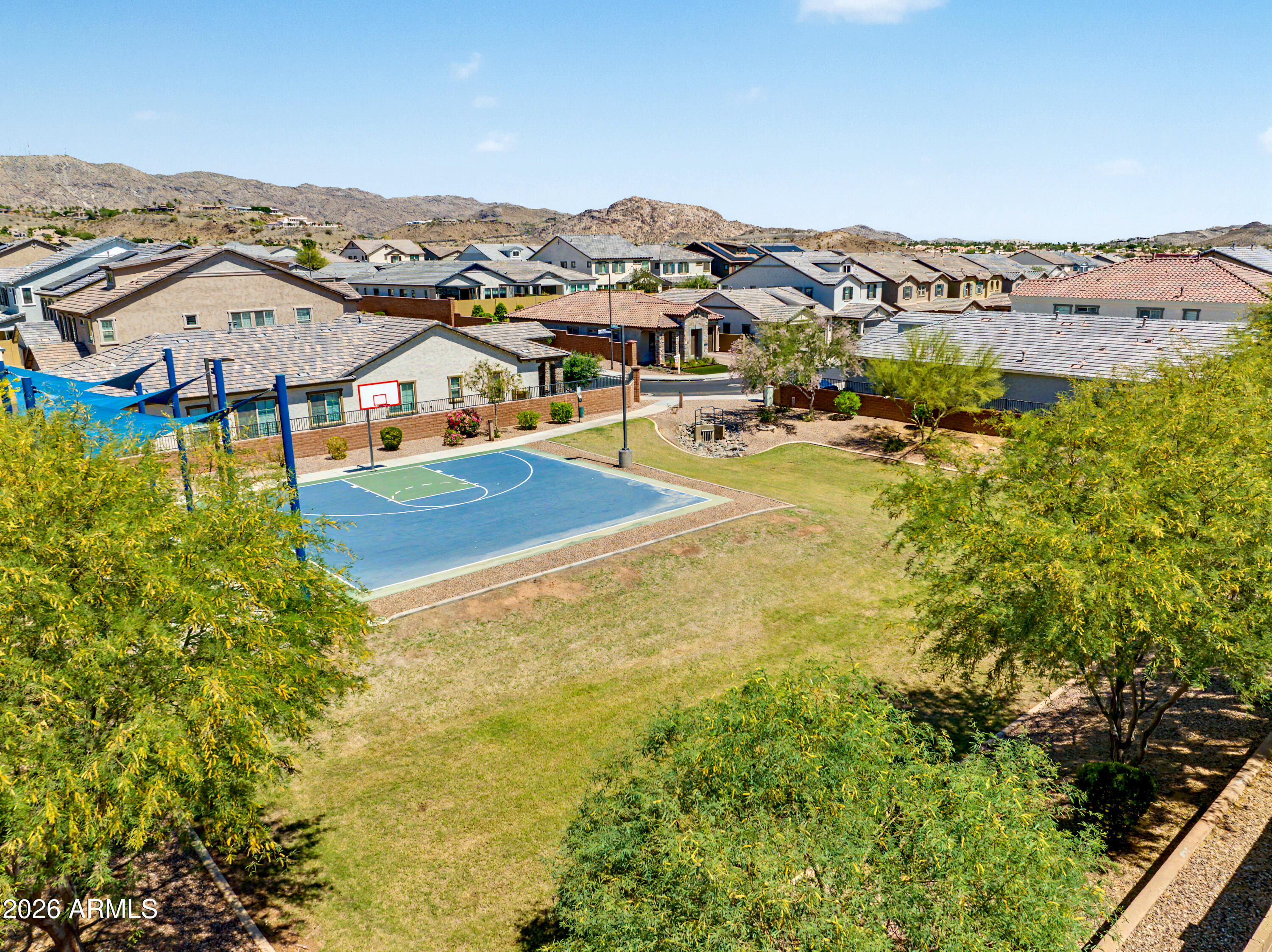 622 West Deer Creek Road Phoenix, AZ 85048 - Photo 37 of 39 an aerial view of residential houses with outdoor space