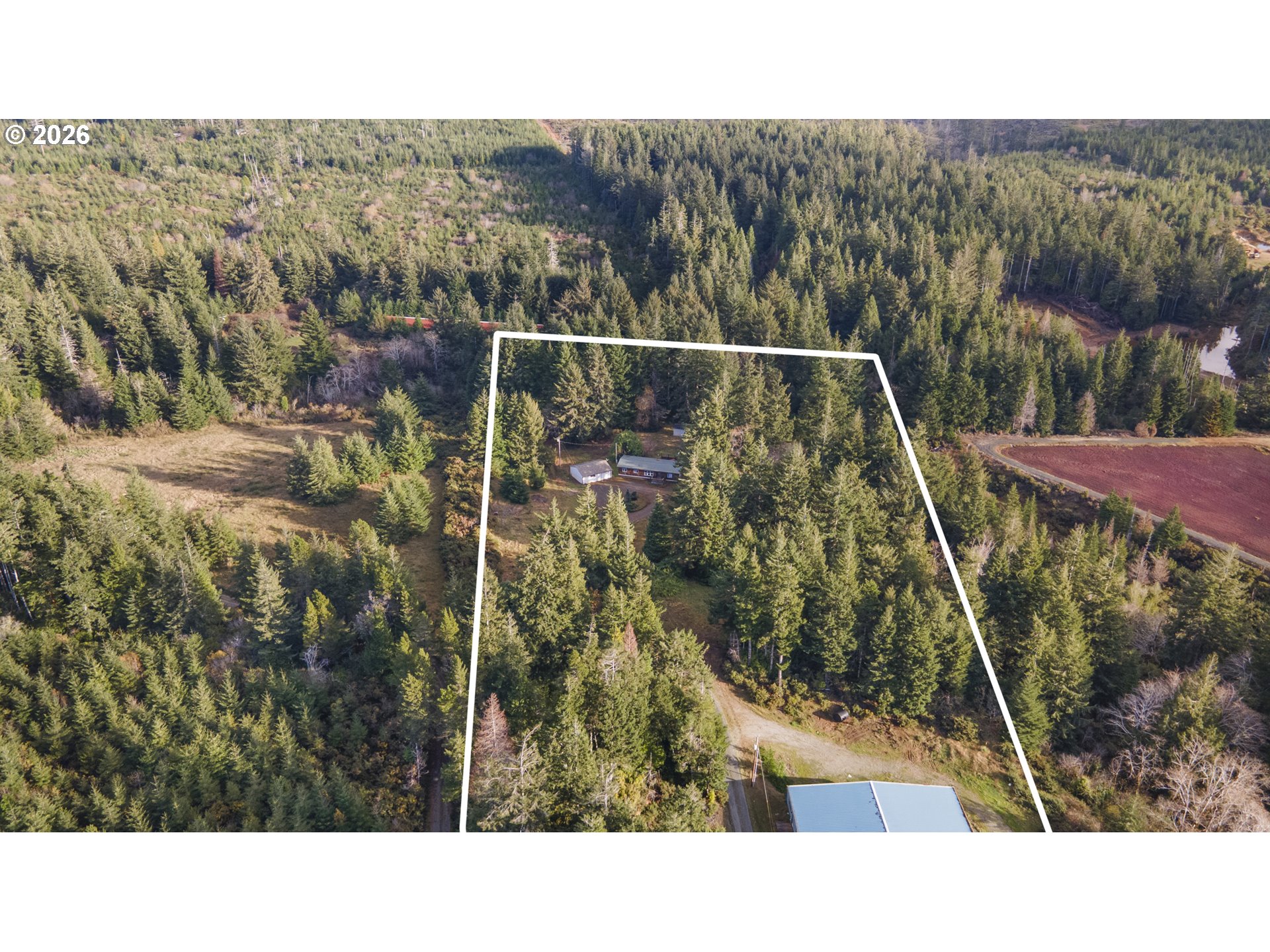 53665 Rosa Road Bandon, OR 97411 - Photo 46 of 47 a black and white photo of a lake