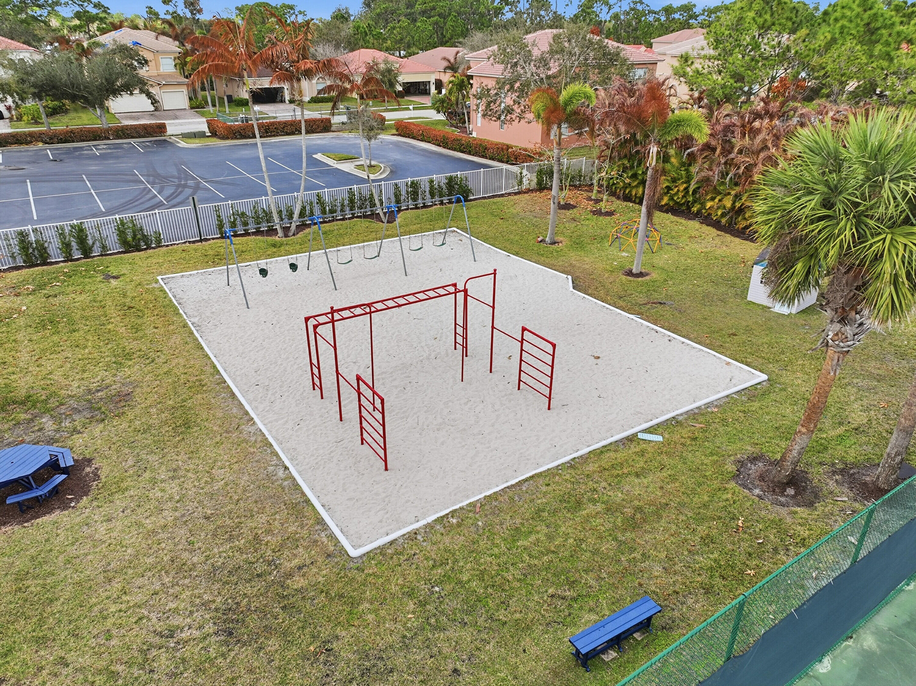 6117 Spring Lake Terrace Fort Pierce, FL 34951 - Photo 37 of 38 an aerial view of a house with swimming pool