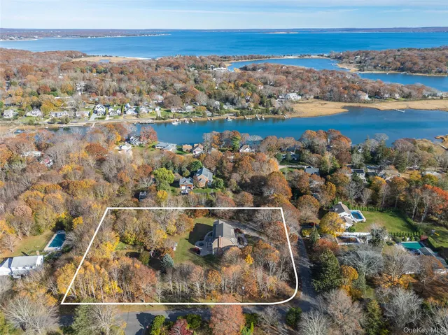an aerial view of residential building with outdoor space