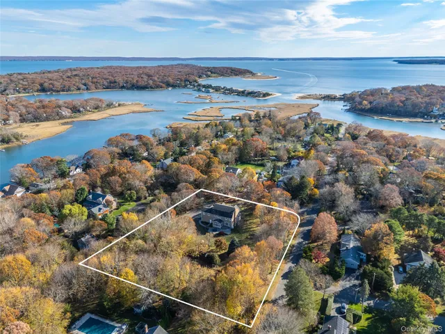 a view of city and ocean