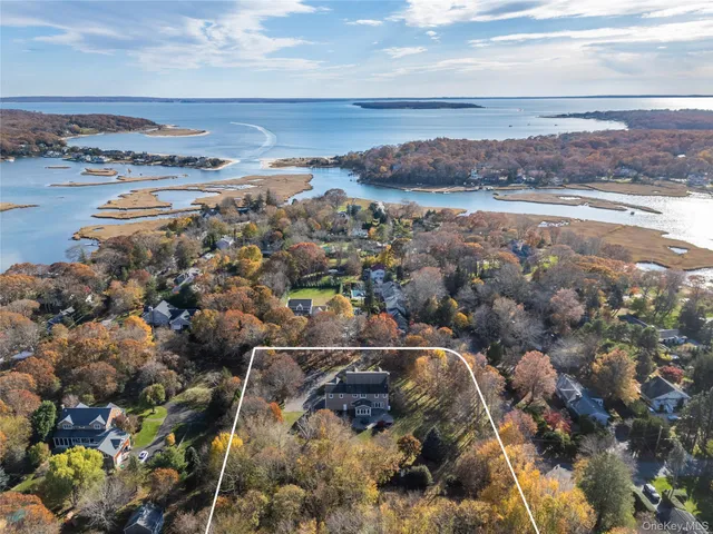 a view of lake and mountain