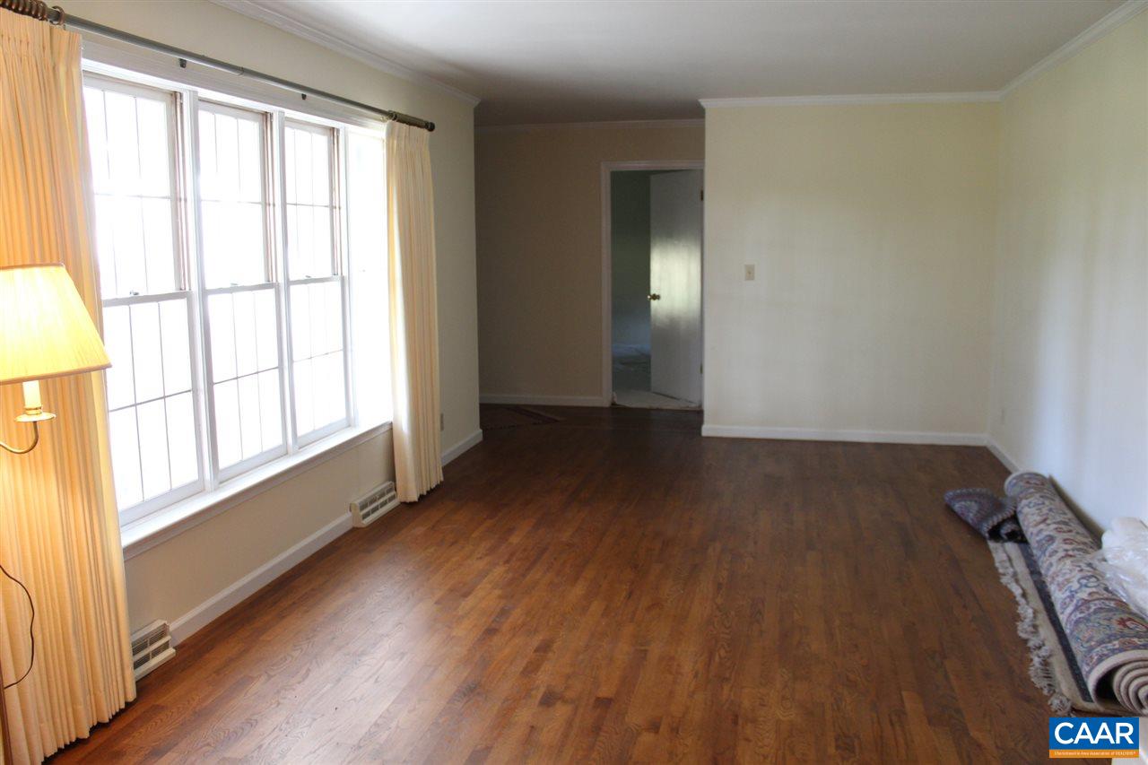 303 Evans Mill Road Dillwyn, VA 23936 - Photo 8 of 14 wooden floor in an empty room with a window
