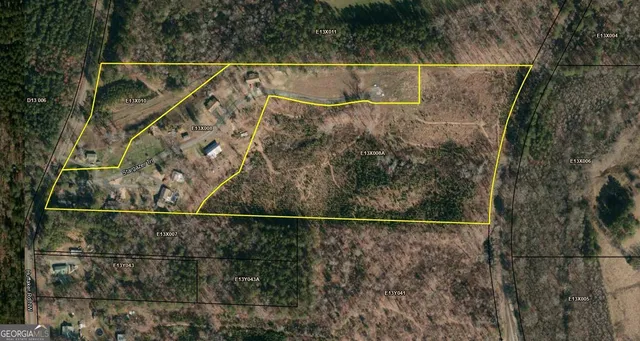 a view of a house with a yard and potted plants