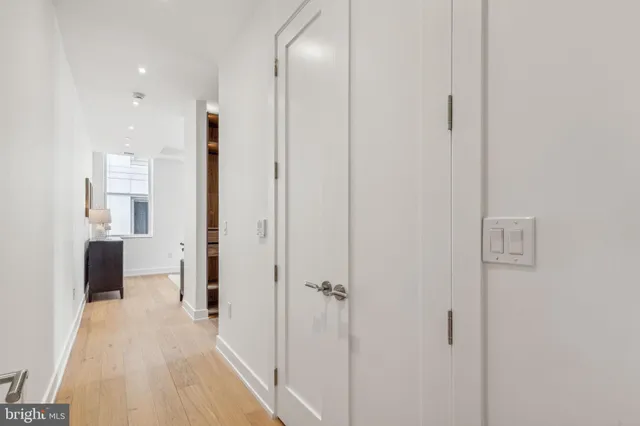 a view of a walk in closet