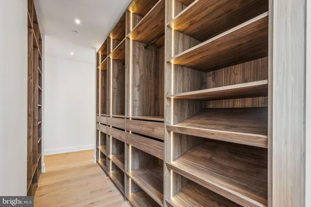 a view of walk in closet